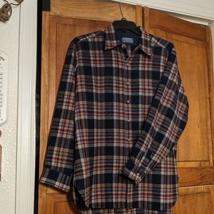 Men's XL Pendleton wool button up shirt